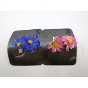 Mini Barettes With Flowers