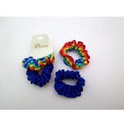 Rainbow Scrunchies for Little Girls
