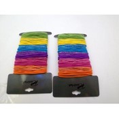 Assorted Colored Thin Hair Rubberbands