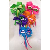 Barettes With Bows In Summer Colors