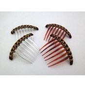 Extra Large Hair Grips - Brown