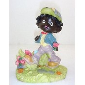 Boy Figurine with Flower