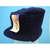 Winter Hat - Blue Visor Beanie