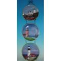 Maine Lighthouse Plates With Rack Set of 3