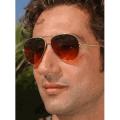 Blubockers Anniversary Drivers Sunglasses: Gold