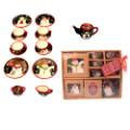 Hand-Painted 15 Piece "Holiday" Mini Tea