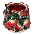 Wax Filled Strawberry Pot Candle Scented