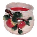 Wax Filled Apple Pot Candle, Vanilla Fragrance