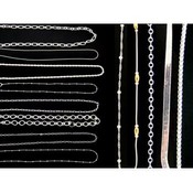 144 piece Chain Assortment SILVER
