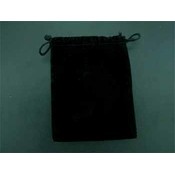 Black Velvet Drawstring Pouch