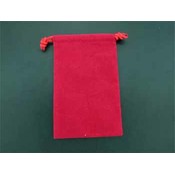 Red Velvet Drawstring Pouch