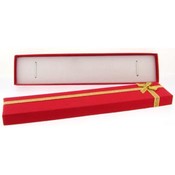 Red and Gold Bow Tie Bracelet Box