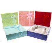Silk Bow Bangle Boxes | Assorted Colors