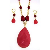 Jasper Necklace &amp; Earring Set