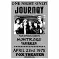 Journey-Van Halen Rock Concert Poster