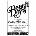 Beach Boys Rock Concert Poster