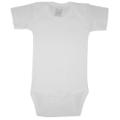 White Micro Fiber Interlock Short Sleeve One Piece