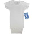 Oragnic Short Sleeve Interlock One Piece - White
