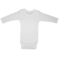 White Interlock Long Sleeve One Piece / Onesie
