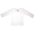 White Interlock Long Sleeve Lap Baby T - Shirt