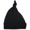 Knotted Baby Cap - Black