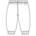 White Interlock Elastic Waist Baby Pants