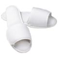 Men's Open Toe Terry Velcro Closure Slippers