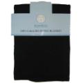 Interlock Receiving Blanket - Black