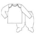 White Long Sleeve Lap T-Shirt &amp; Pants Set