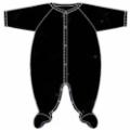 Black Sleep &amp; Play Baby Grow