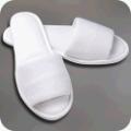 Men's Open Toe Microfiber Terry Slippers