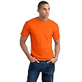 Men's Poly/Cotton T-Shirts - Orange