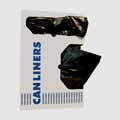 Black, Linear Low-Density Can Liners