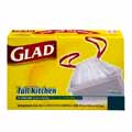 GLAD 30-Gallon Drawstring Outdoor Trash Bags