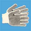 Men's PVC-Dotted String Knit Gloves - Large