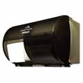 Compact Side-By-Side Double Roll Tissue Dispenser