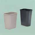 Soft Molded Plastic Wastebaskets 28 Quarts