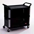 Three-Shelf AV Equipment Cart