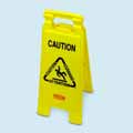 Folding Floor Signs "Caution Wet Floor" in English