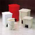 Fire-Safe Plastic Step-On Receptacles