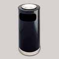 12-Gallon Atrium Steel Ash/Trash Receptacle