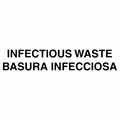 Infectious Waste Id Decals Bi-Lingual