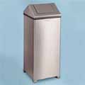 WasteMaster Stainless Steel Fire-Safe Receptacle