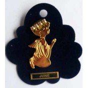 Birthstone Angel Pin
