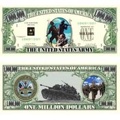 Us Army Million Dollar Bill