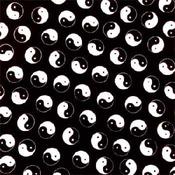 Small Ying Yang Bandanas - Dozen Packed 22x22