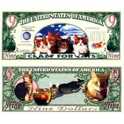 Cats Nine $ Bills Crazy For Cats