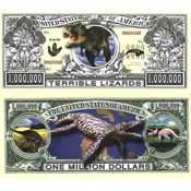 Dinosaur Dinosaurs Terrible Lizards Million $ Bill