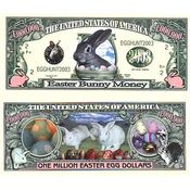 Easter Bunny Money - $1 Million Bills