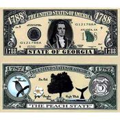 State Of Georgia Million $ Bills